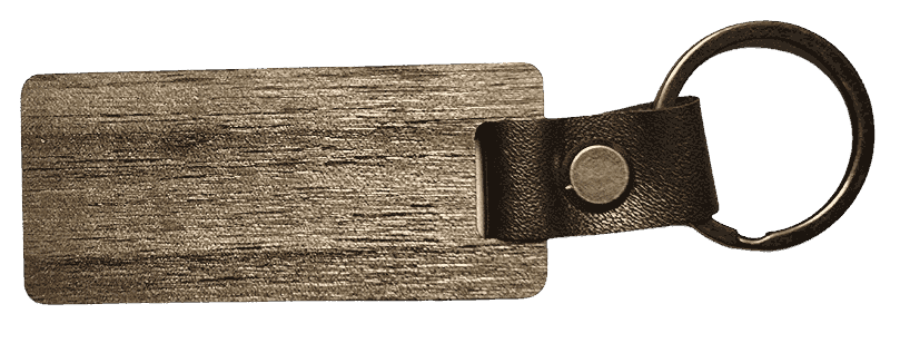 Walnut Keychain Left