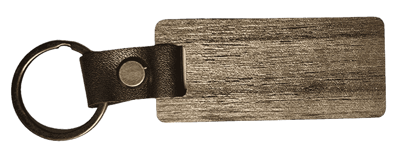 Walnut Keychain Right